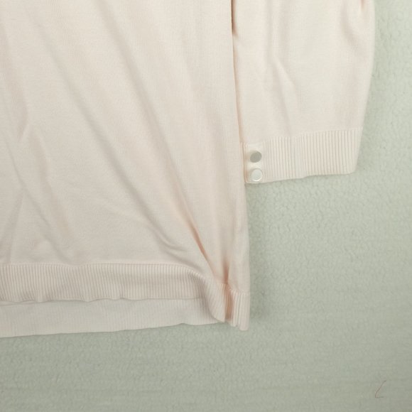 Tradition Womens Sweater Large Light Pink Knit Lightweight Staple Crew Outdoor - Picture 3 of 13